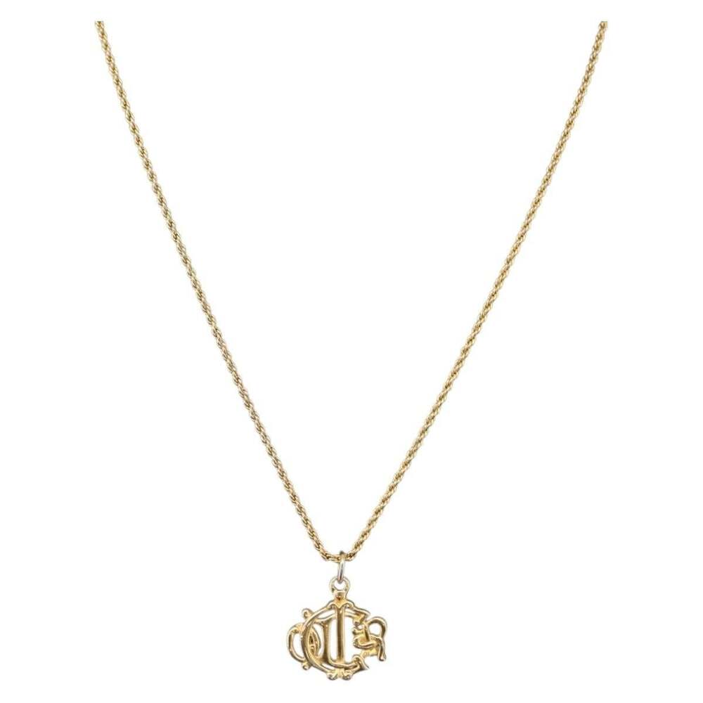 Dior Necklace Metal Gold Tone